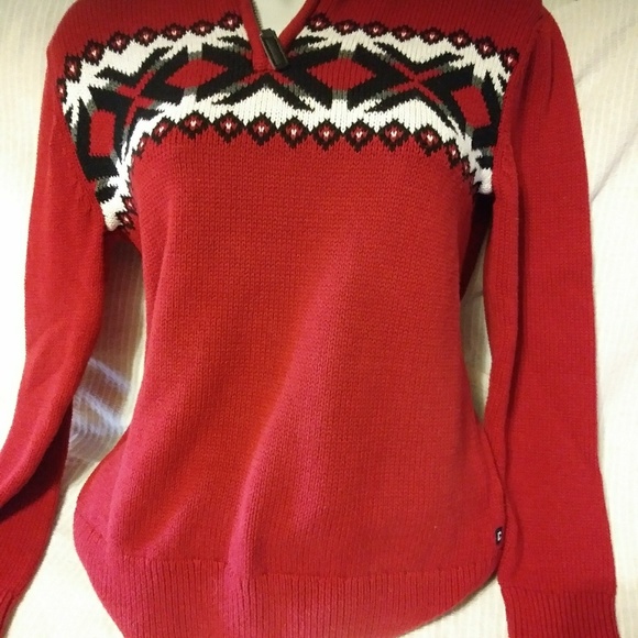 CHAPS Ralph Lauren red sweater w L 14-16 - Picture 8 of 8